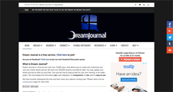 Desktop Screenshot of dreamjournal.net