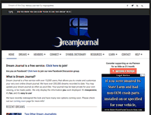 Tablet Screenshot of dreamjournal.net